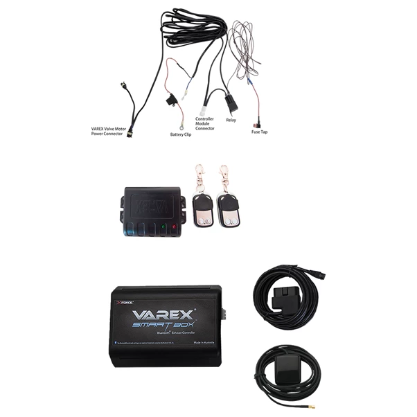 Xforce 3" Cat-Back System with Varex Muffler and Smartbox , 304 Stainless Steel-3