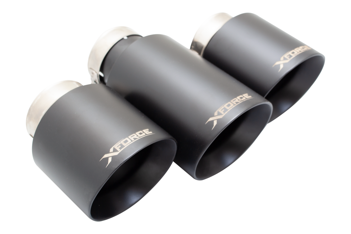 Xforce 4" Black Tips (for Xforce system only, will NOT fit OEM)