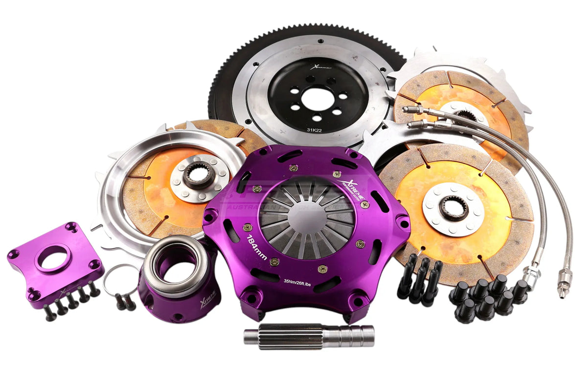 Xtreme Performance - 184mm Rigid Ceramic Tripple Plate Clutch Kit Incl Flywheel & CSC