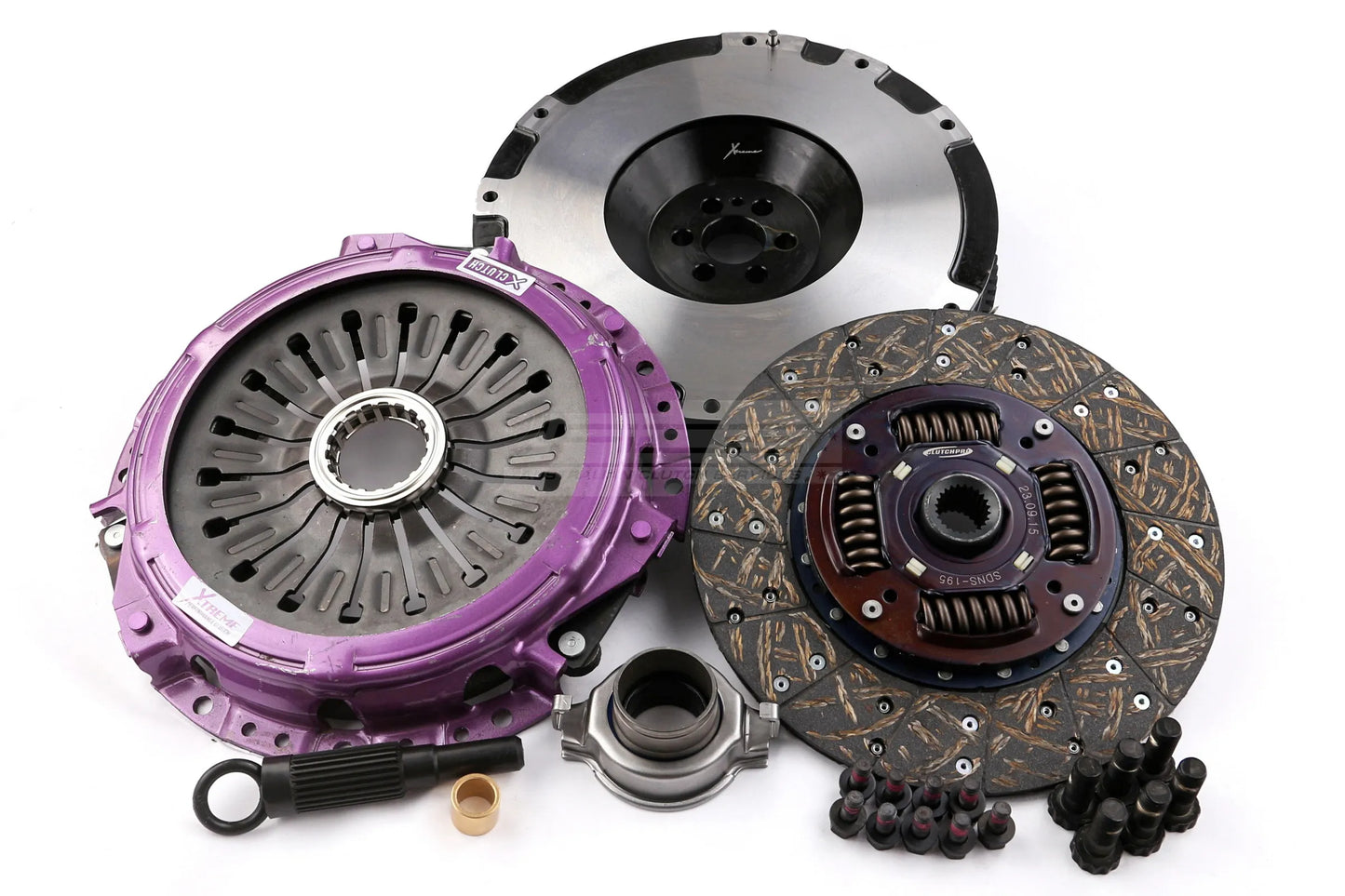 Clutch Kit - Xtreme Performance Heavy Duty Organic Incl Flywheel 610Nm Conversion kit Dual-mass to solid flywheel
