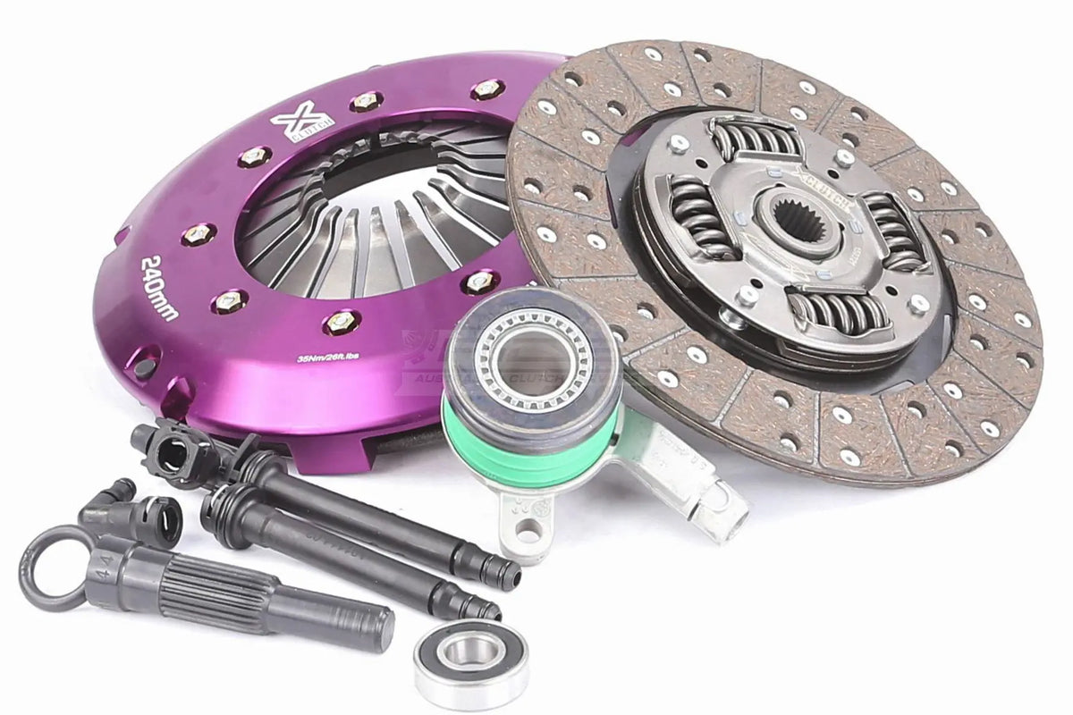 Clutch Kit - Xtreme Performance Heavy Duty Organic Incl Flywheel & CSC 600Nm 1280kg Suits converted flywheel