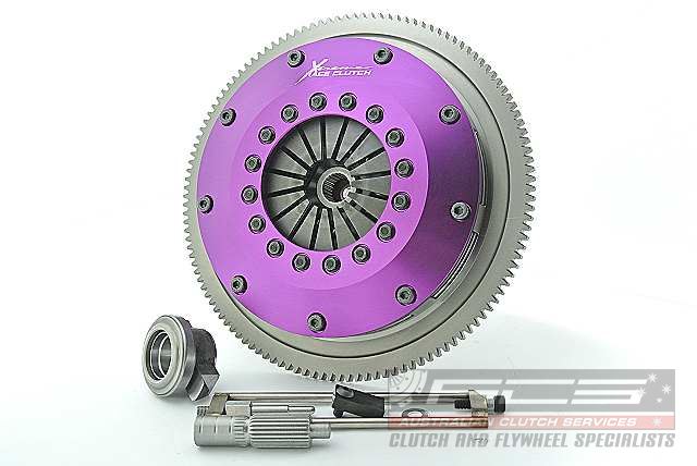 Xtreme Performance - 200mm Rigid Ceramic Twin Plate Clutch Kit Incl Flywheel 1200Nm