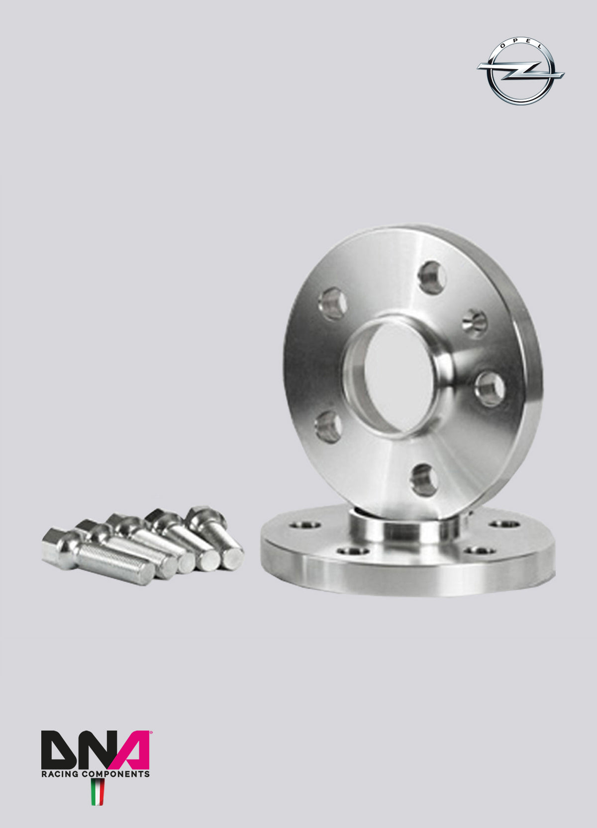 PC0326 Coppia distanziali con viti DNA Racing Opel Corsa D +5mm