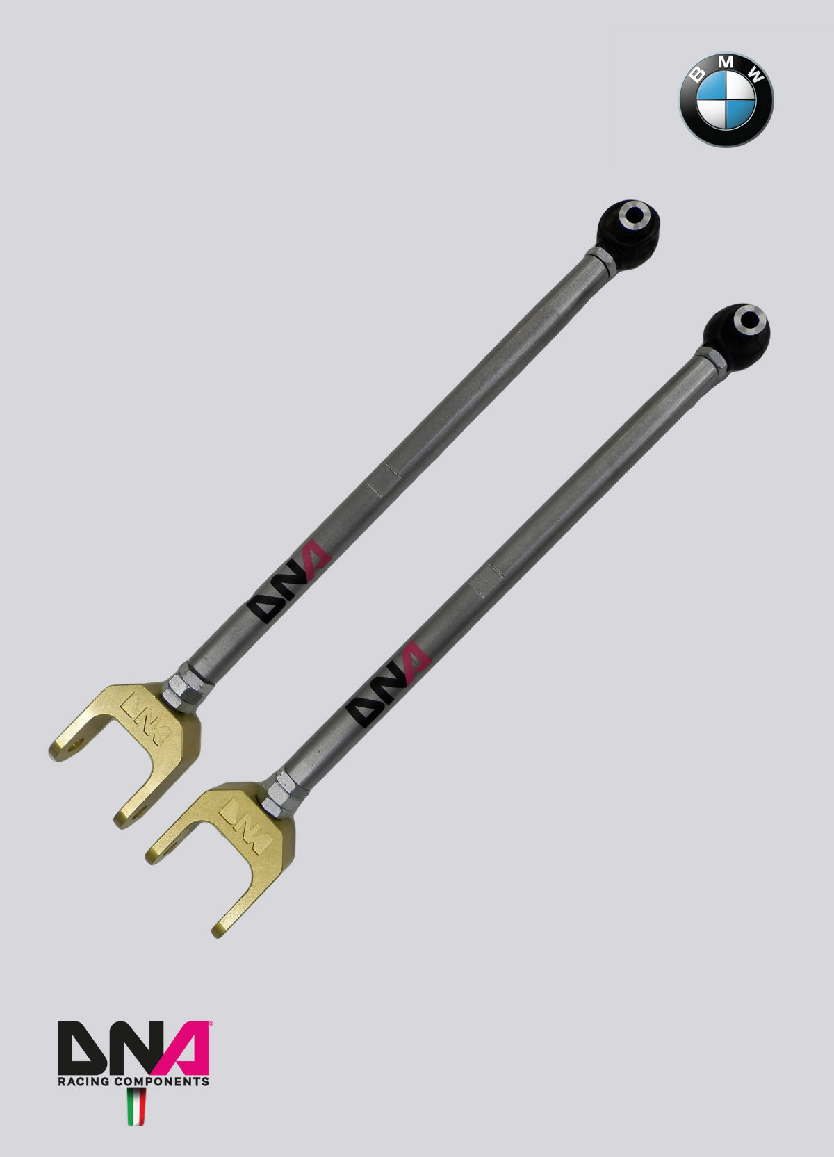 PC0446 Kit tiranti sospensioni posteriori con regolazione camber DNA Racing per BMW E36/E46 Serie 3