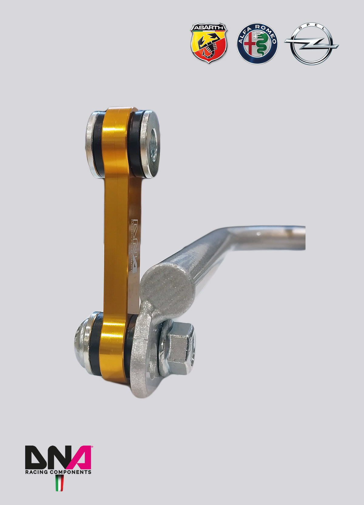 PC0464 Kit barra antirollio posteriore DNA Racing FIAT 500 Abarth versione US