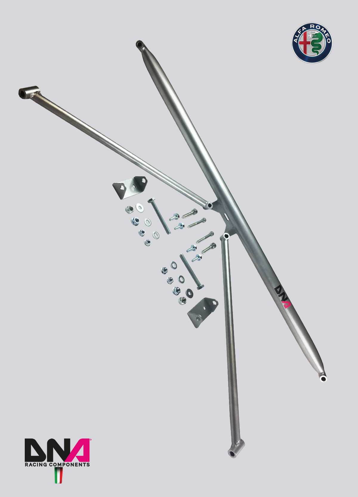 PC0769 Kit barra a duomi posteriore con tiranti DNA Racing Alfa Romeo Giulietta