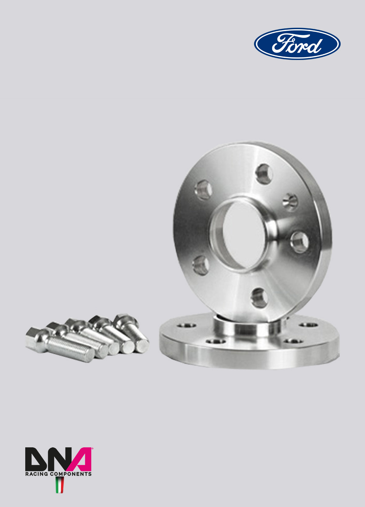 PC1042 Coppia distanziali con viti DNA Racing Ford Fiesta VII +16mm
