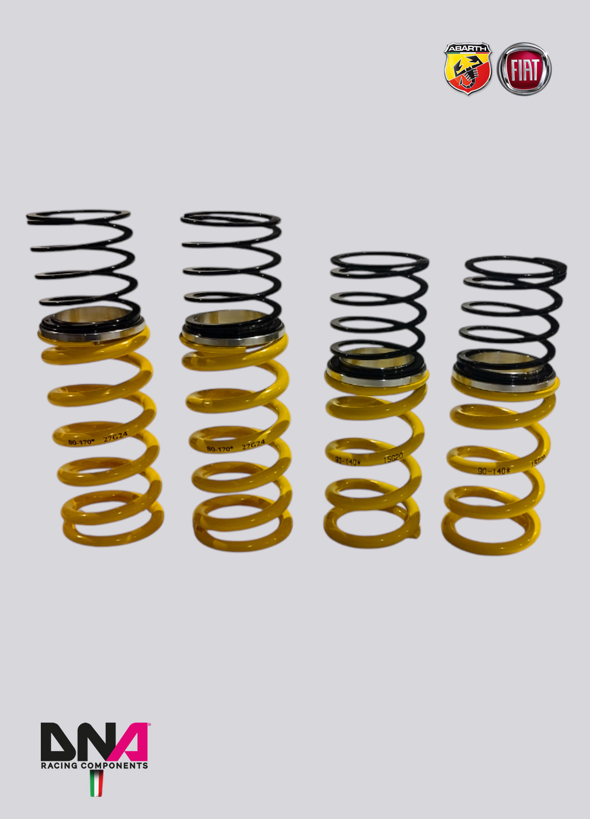 PC2109 Kit molle Track day per ammortizatori DNA Racing WRS fiat 500 abarth