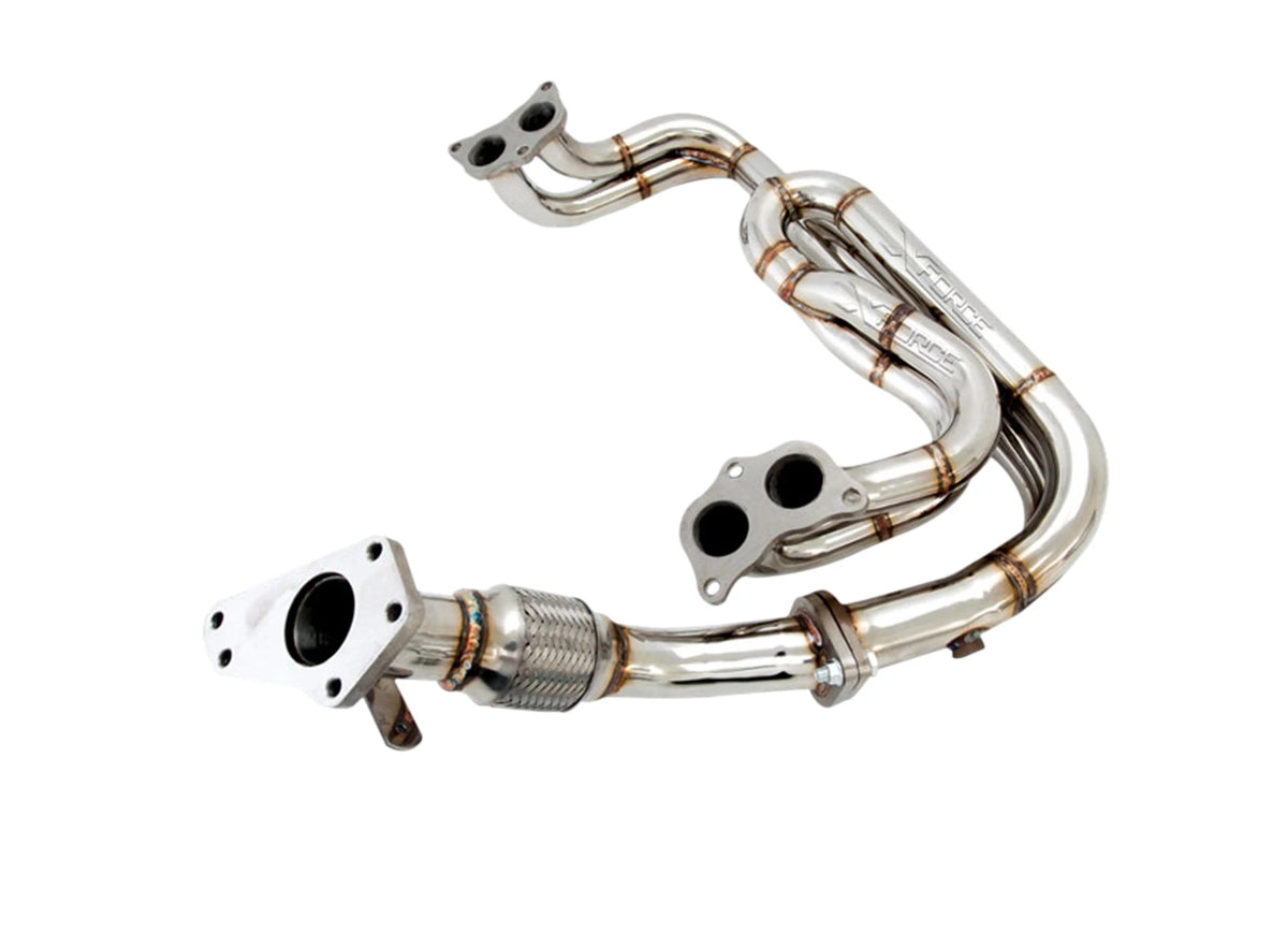 Xforce 1"3/4 Header TRI-Y and up-pipe, 304 Stainless Steel-2