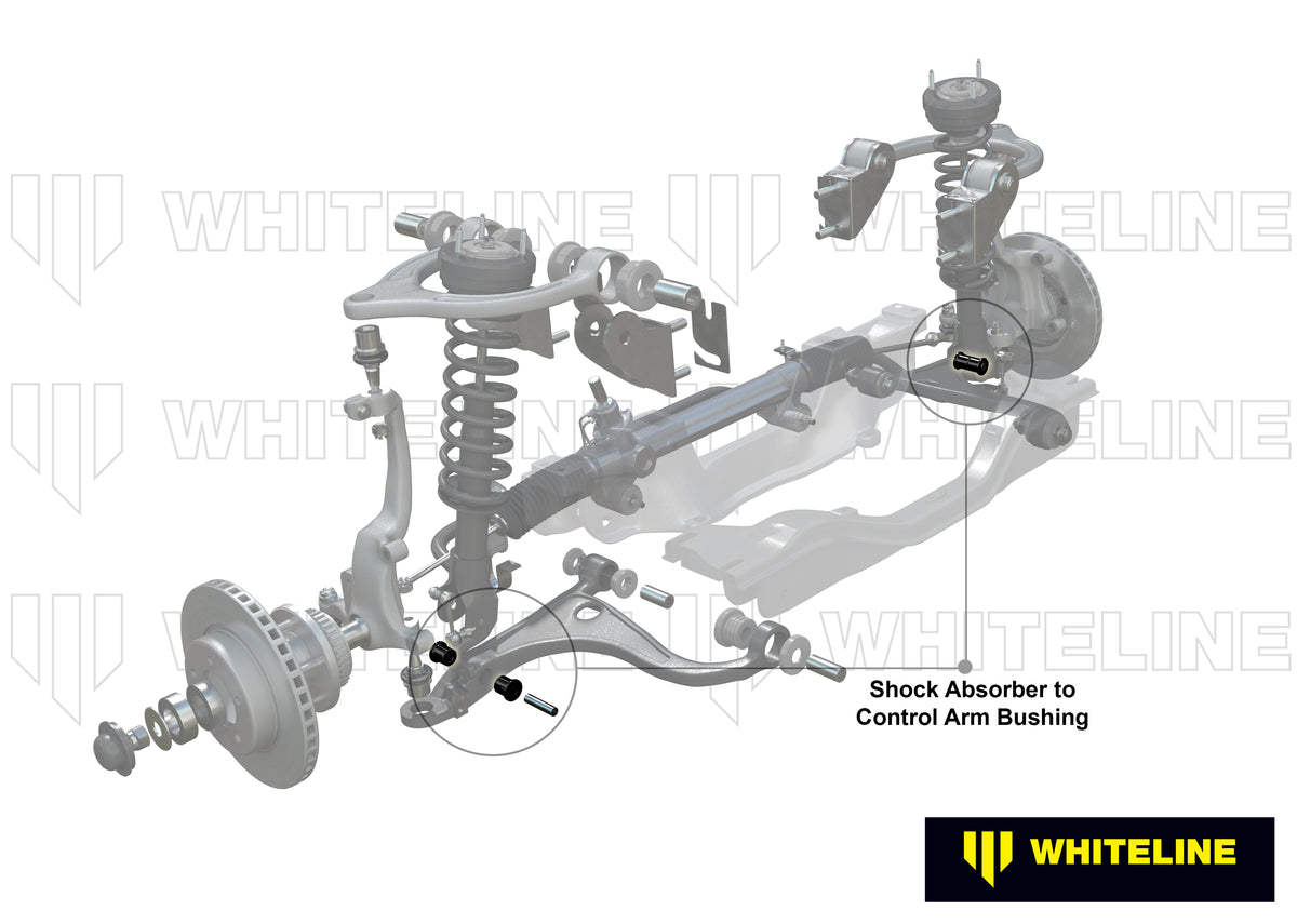 W33338 - Shock Absorber - To Control Arm Bushing Kit