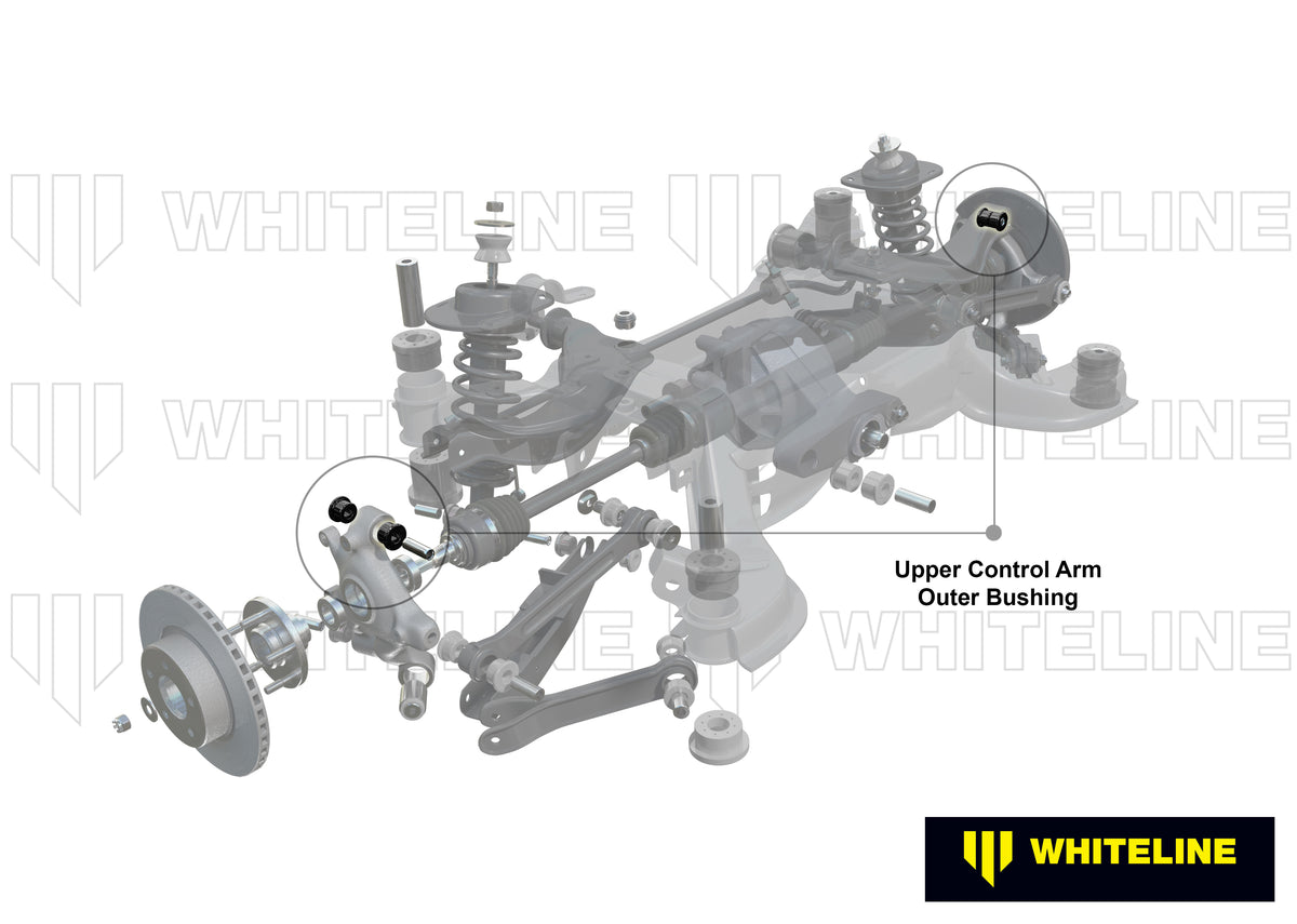 W63402 - Control Arm Upper Rear - Outer Bushing Kit