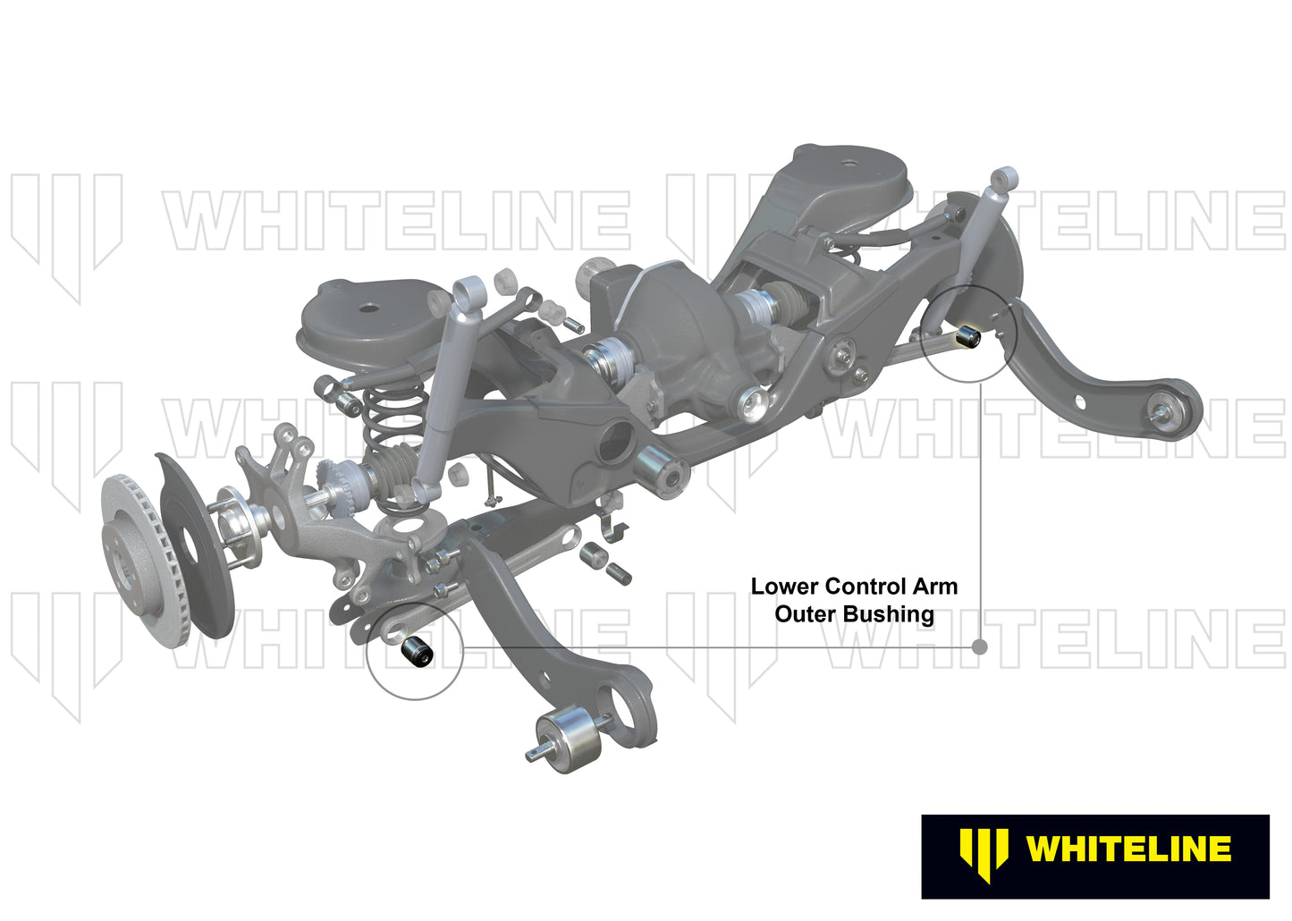 W63577 - Control Arm Lower Front - Outer Bushing Kit