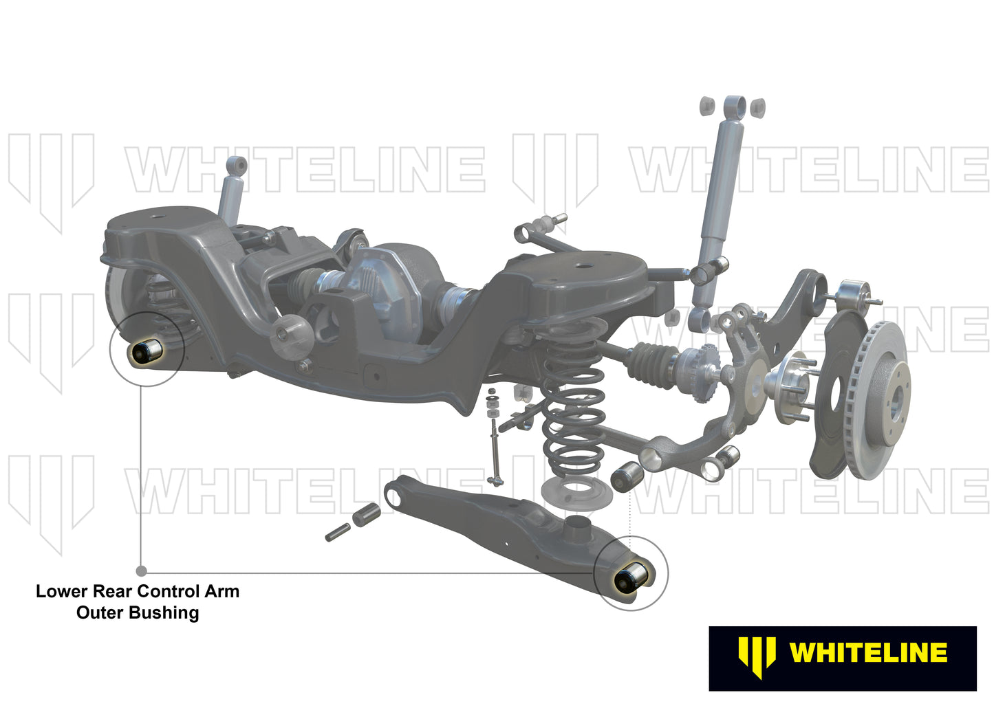 W63597 - Control Arm Lower Rear - Outer Bushing Kit