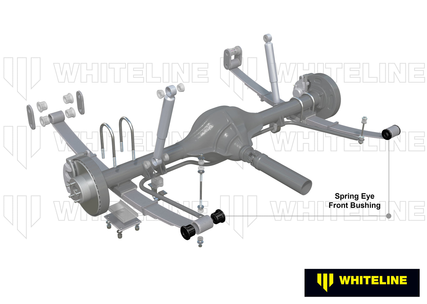 W71103 - Leaf Spring - Front Eye Bushing Kit