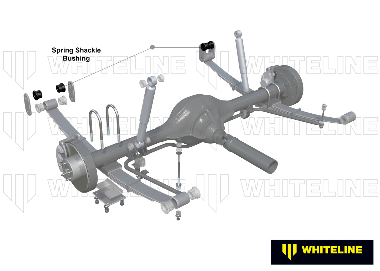 W71862 - Leaf Spring - Shackle Bushing Kit
