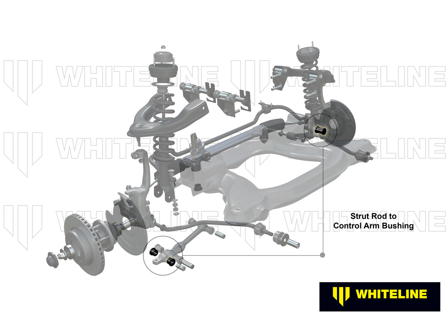 W81195 - Strut Rod - To Control Arm Bushing Kit
