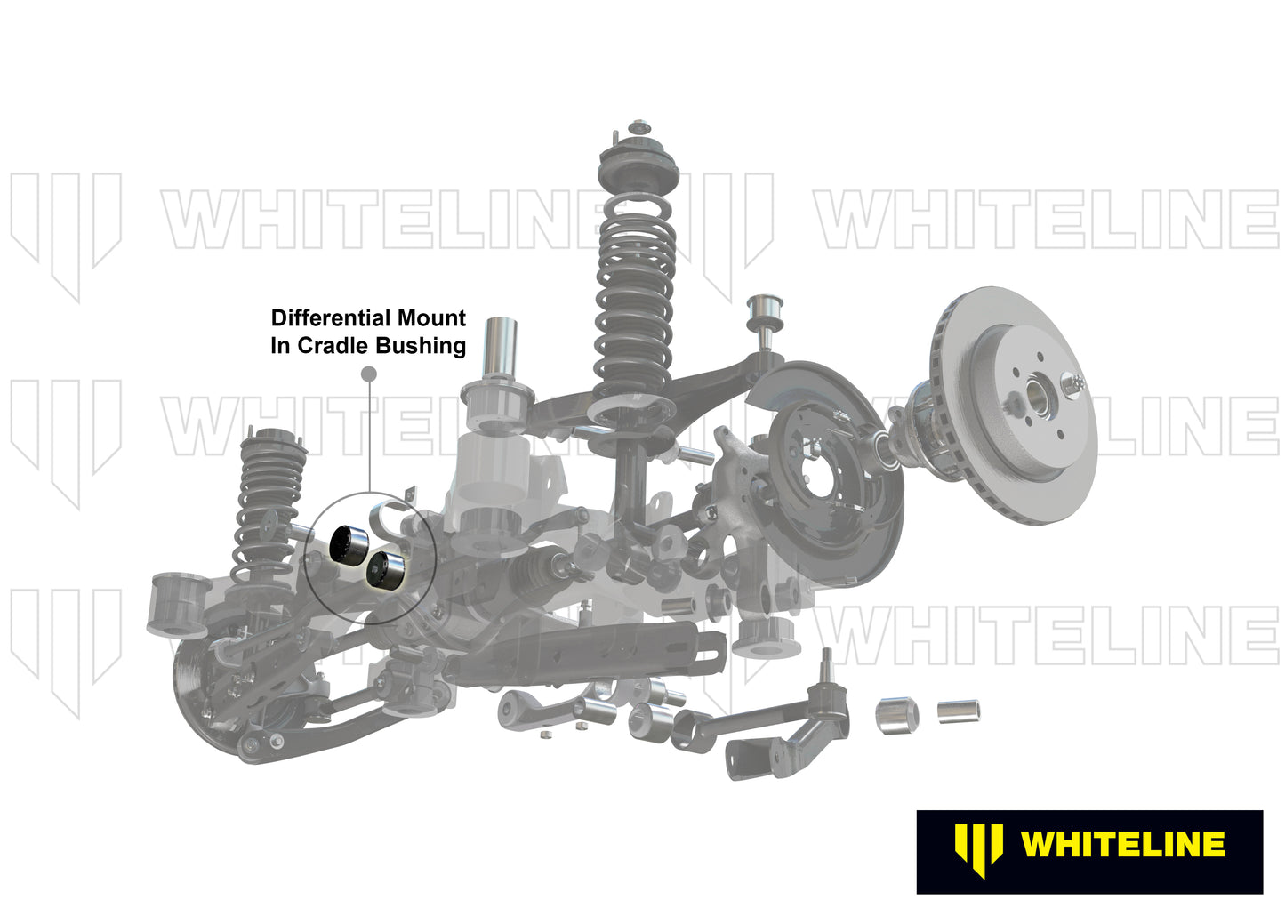 W93423 - Differential Mount - Rear Bushing Kit