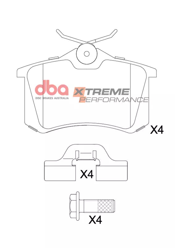 DBA DB1449XP - Brake Pads Xtreme Performance | Rear