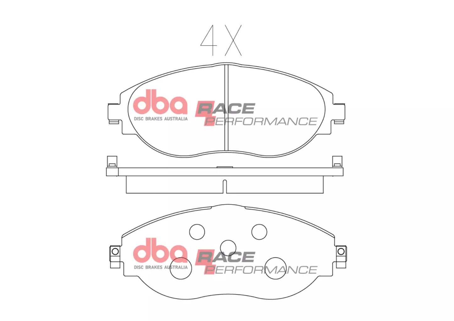 DBA DB8849RP - Brake Pads Race Performance
