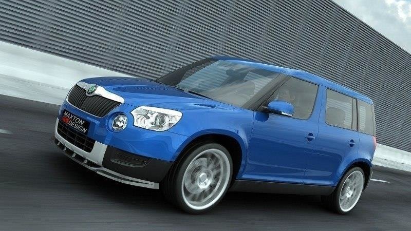 Maxton Design Splitter Anteriore - Skoda Yeti