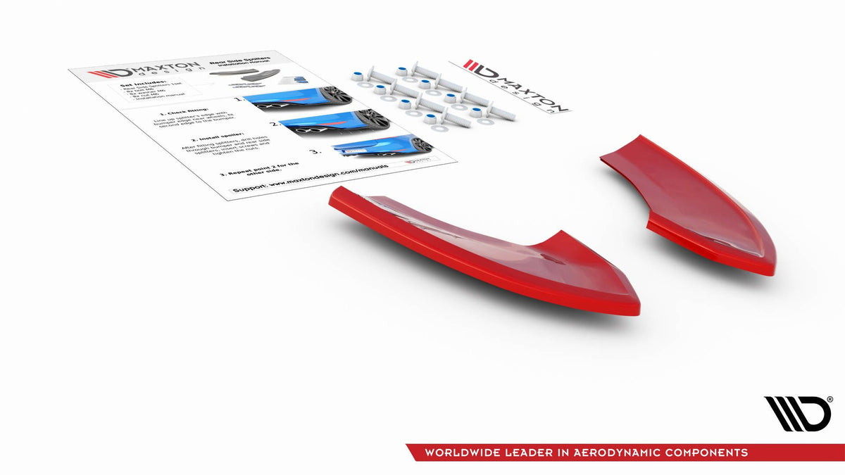 Maxton Design Splitter Laterali Post. - Volkswagen Golf GTI TCR Mk7 Facelift - img 11