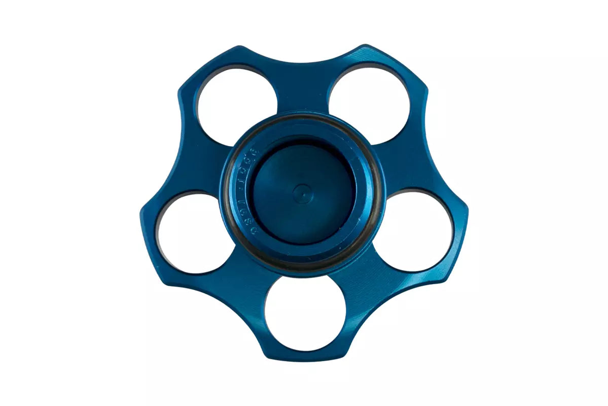 Turbosmart Oil Cap - 12AN - Blue - img 3