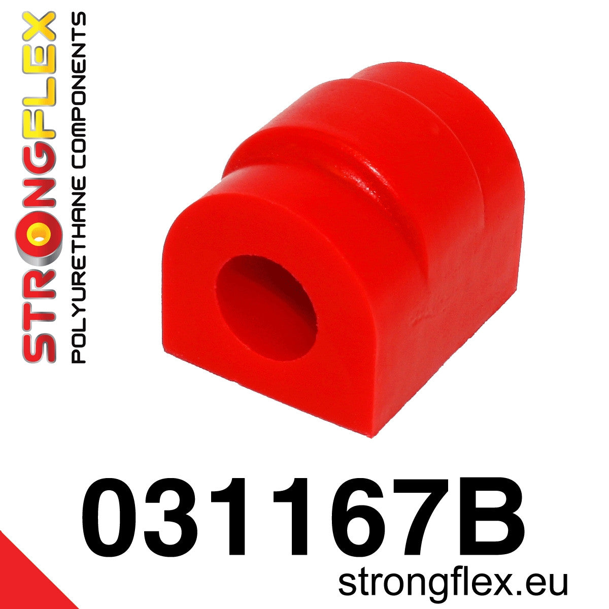 031167B Anti roll bar bush front / rear Standard (Red) BMW Seria 3 III (90-99) E36