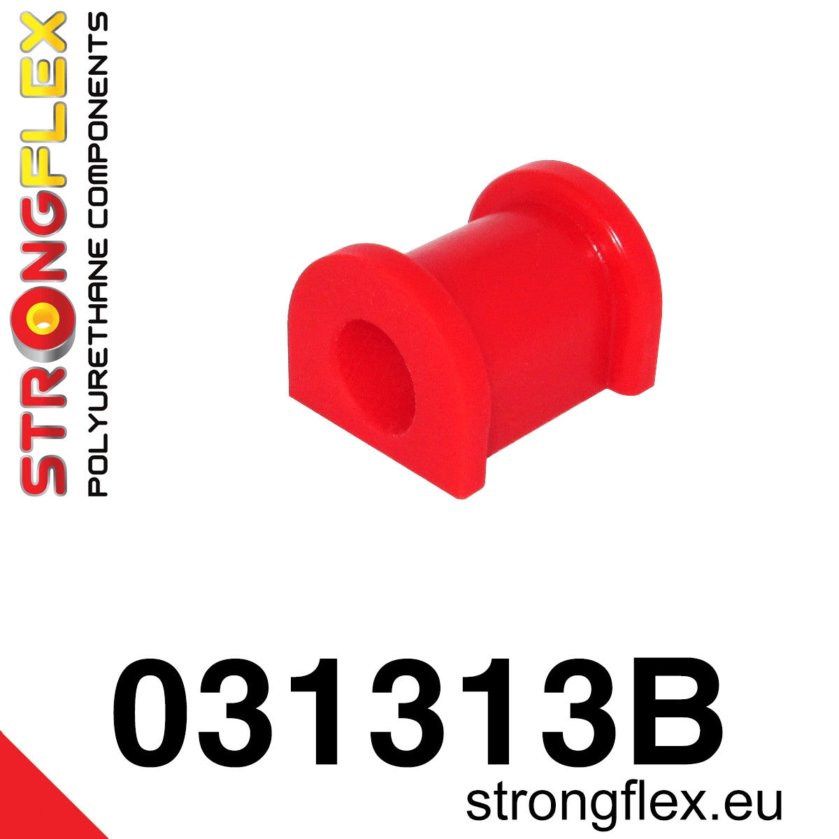 031313B Rear anti roll barbush Standard (Red) BMW Seria 3 II (82-91) E30