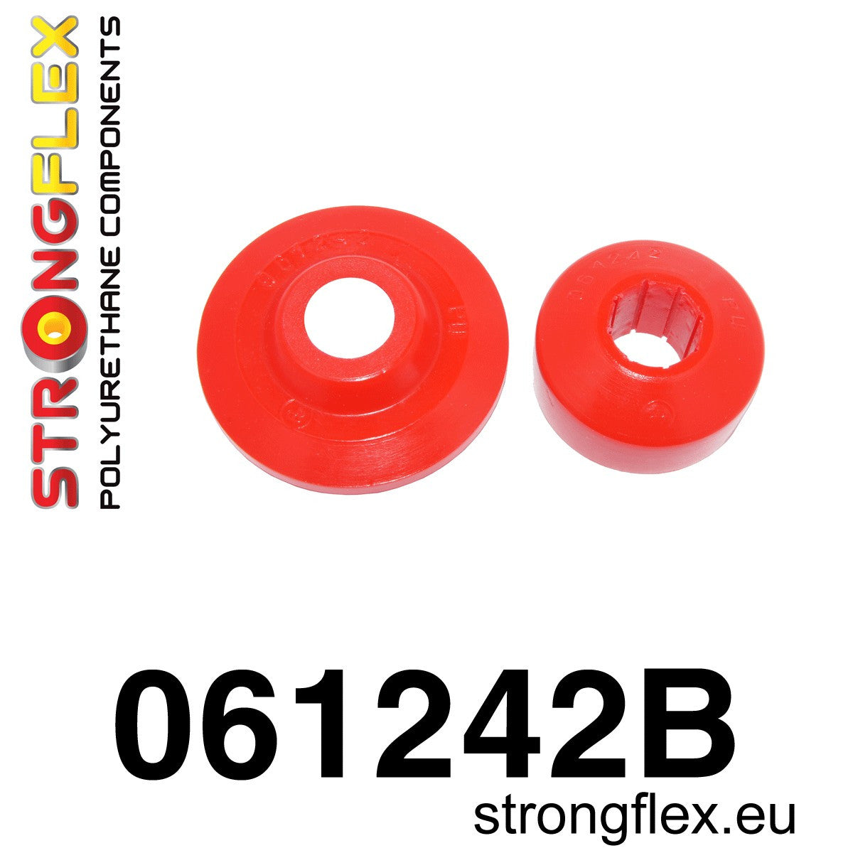 061242B Engine mount inserts Standard (Red) Fiat Cinquecento (91-98)