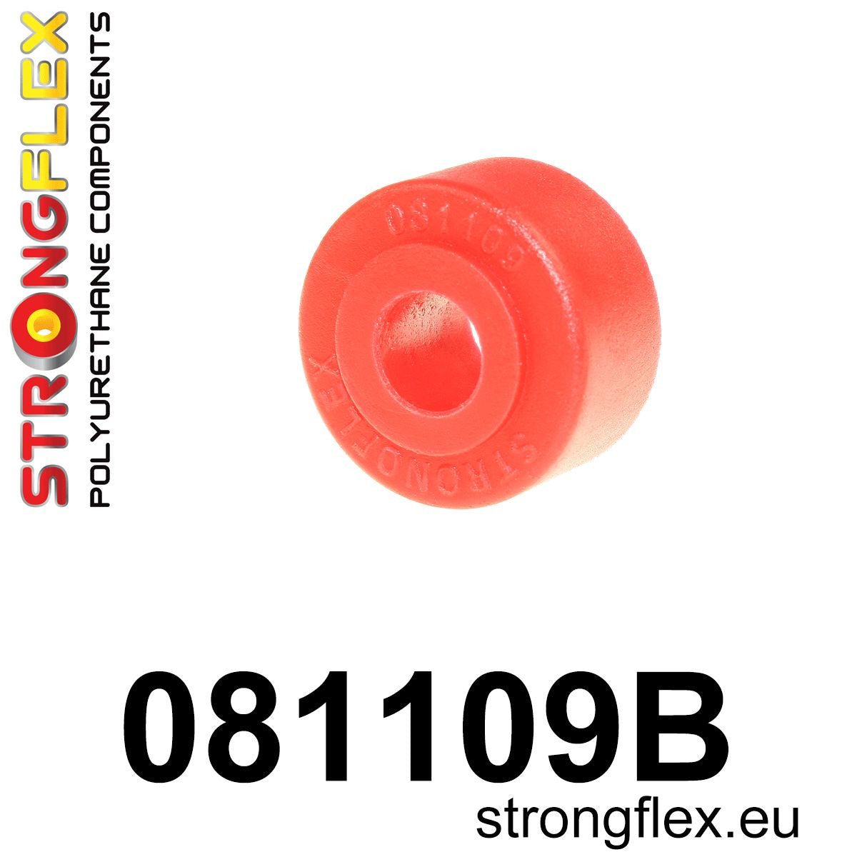 081109B Front eye bolt mounting bush Standard (Red) Acura Integra III (93-01) DB6/7/8/9 / DC1/2/4