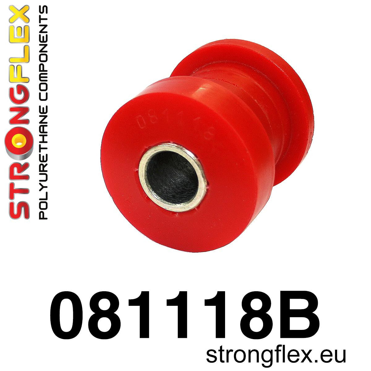 081118B Front lower wishbone rear bush Standard (Red) Acura Integra III (93-01) DB6/7/8/9 / DC1/2/4