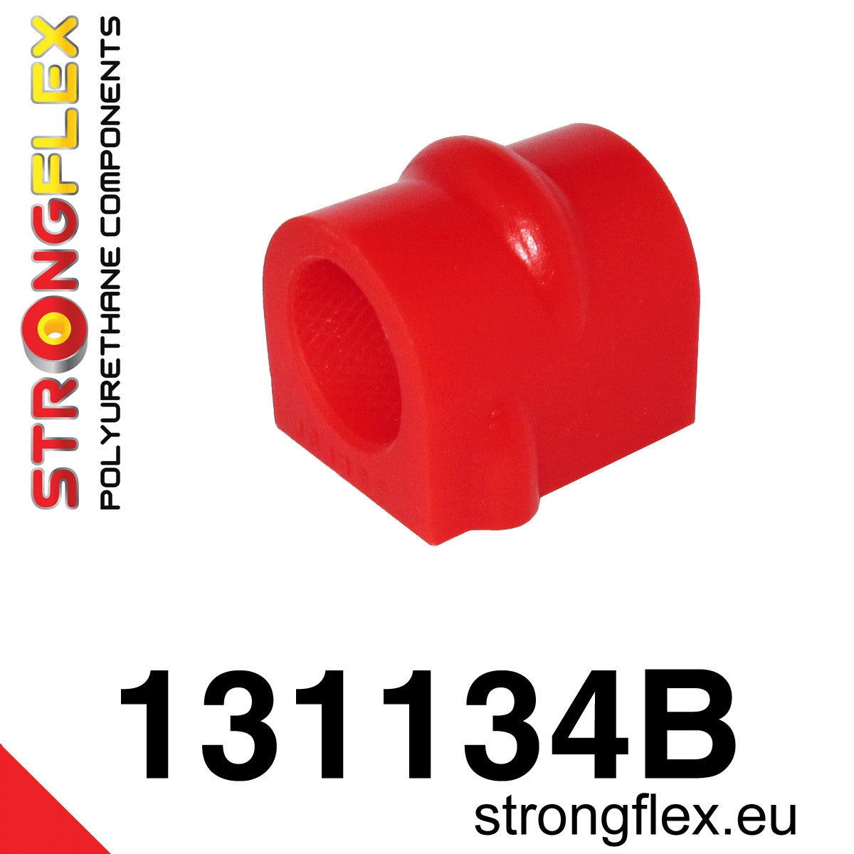 131134B Front anti roll bar bush Standard (Red) Opel / Vauxhall Ascona B (75-81)