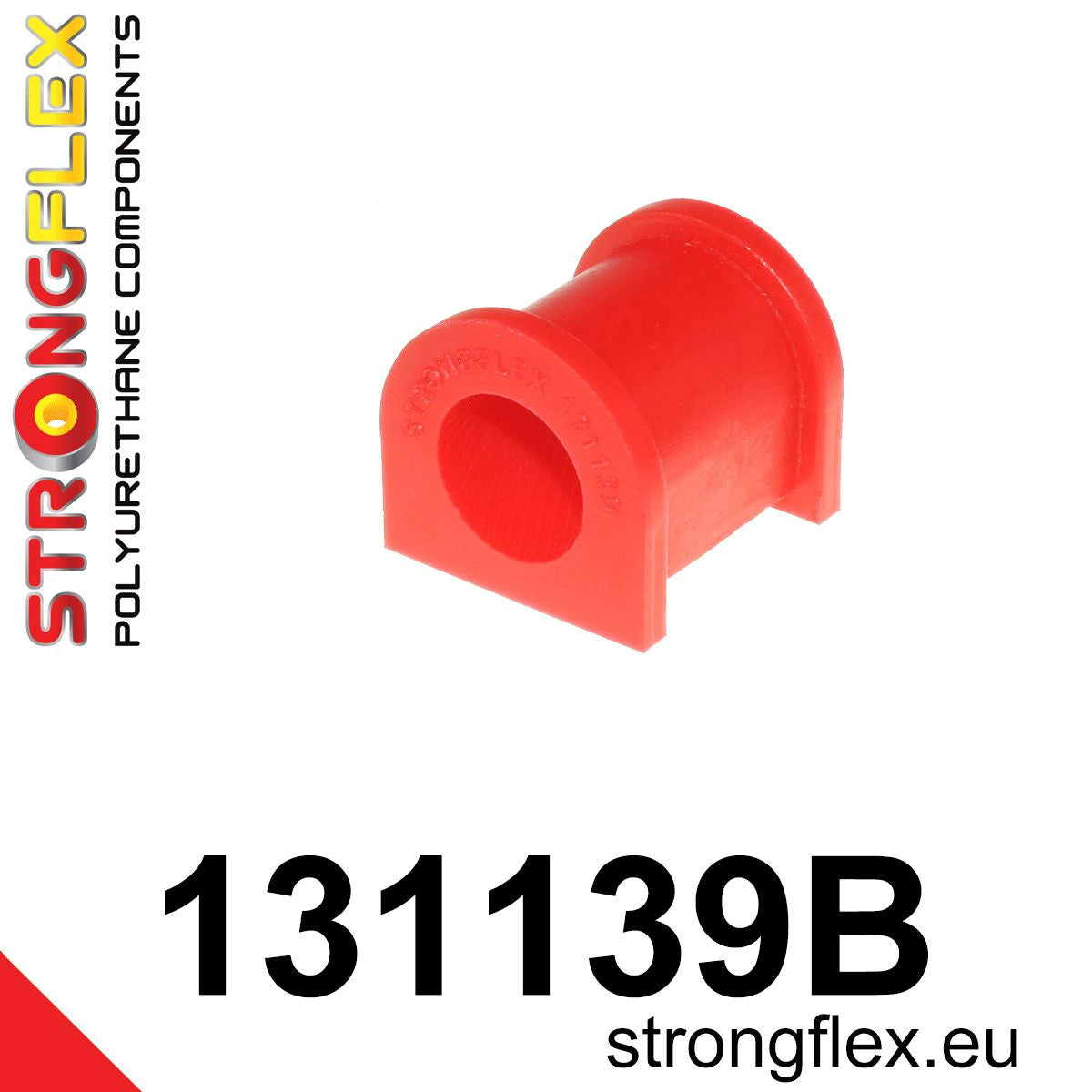 131139B Front anti roll bar bush Standard (Red) Opel / Vauxhall Combo B (93-01)