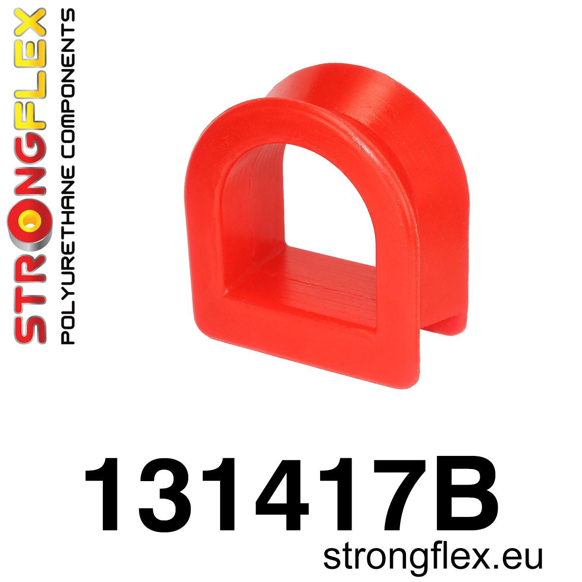 131417B Steering rack mount bushes - left Standard (Red) Daewoo Espero (90-00)