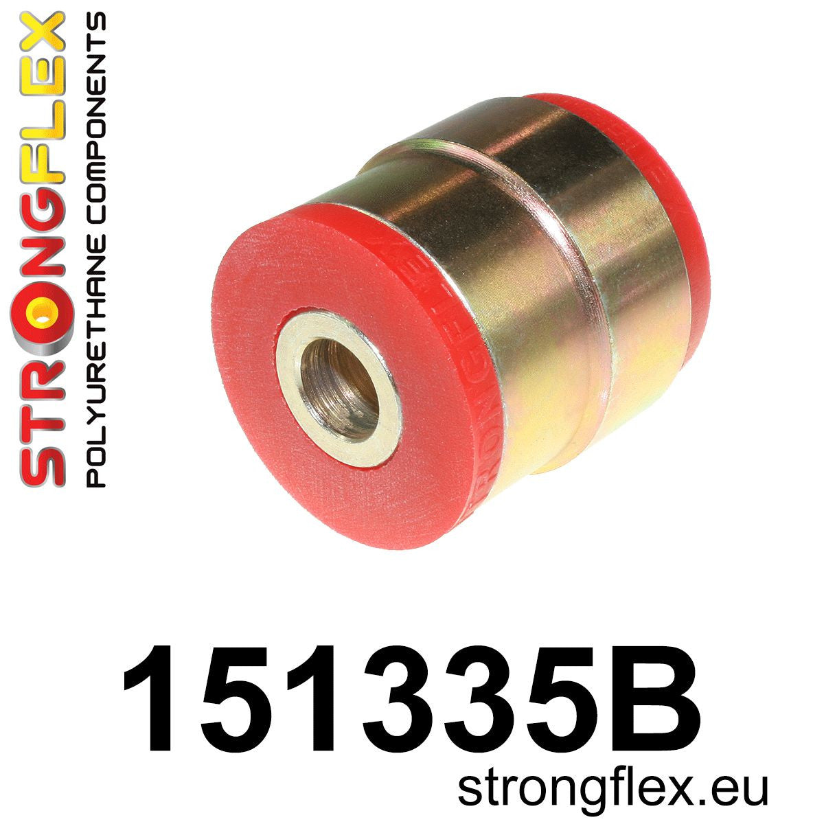 151335B Front lower arm bush Standard (Red) Renault Clio I (90-01)