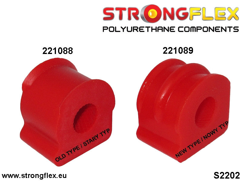 221089A Front anti roll bar bush SPORT Sport (Yellow) Audi A3 / S3 / RS3 I (96-03) 8L