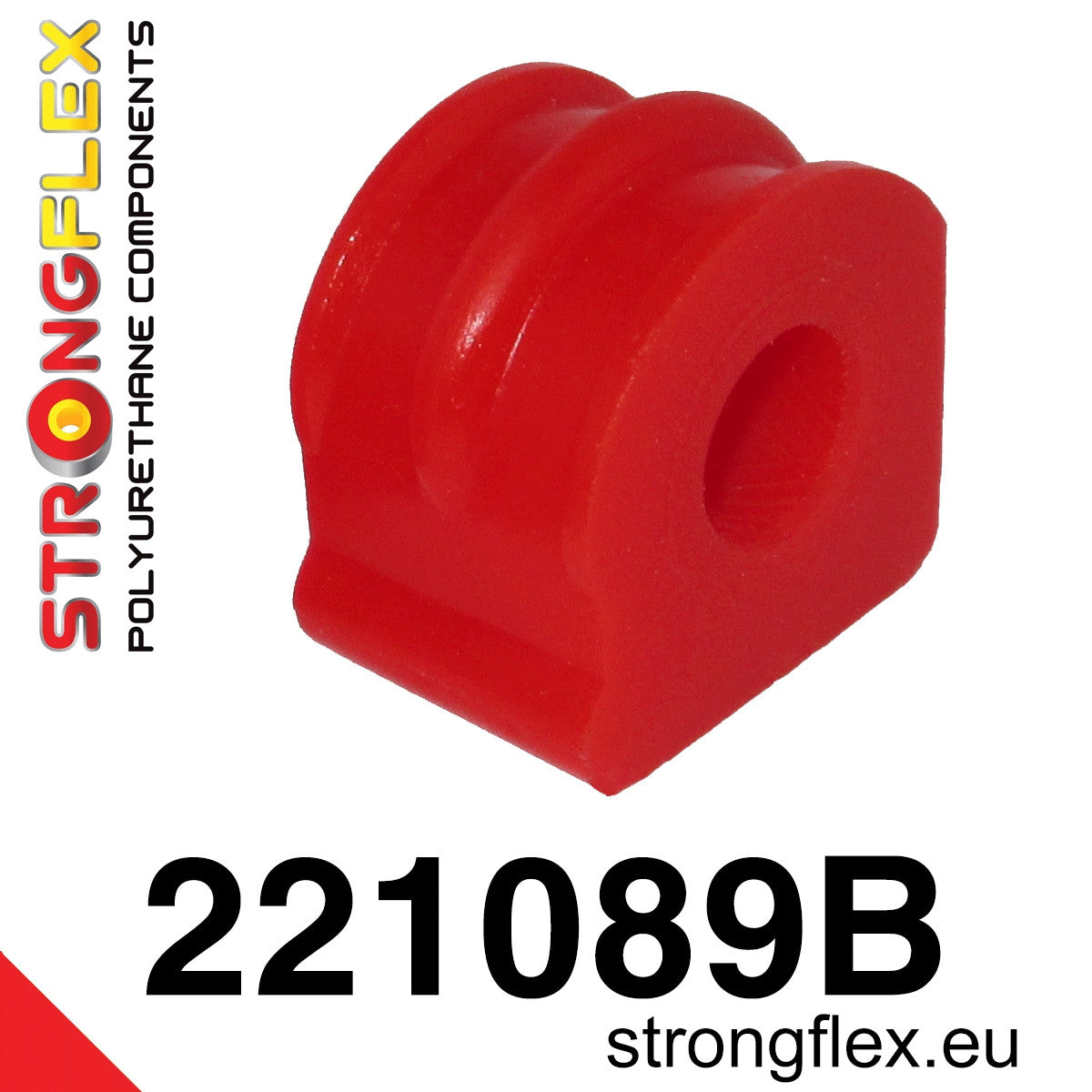 221089B Front anti roll bar bush Standard (Red) Audi A3 / S3 / RS3 I (96-03) 8L