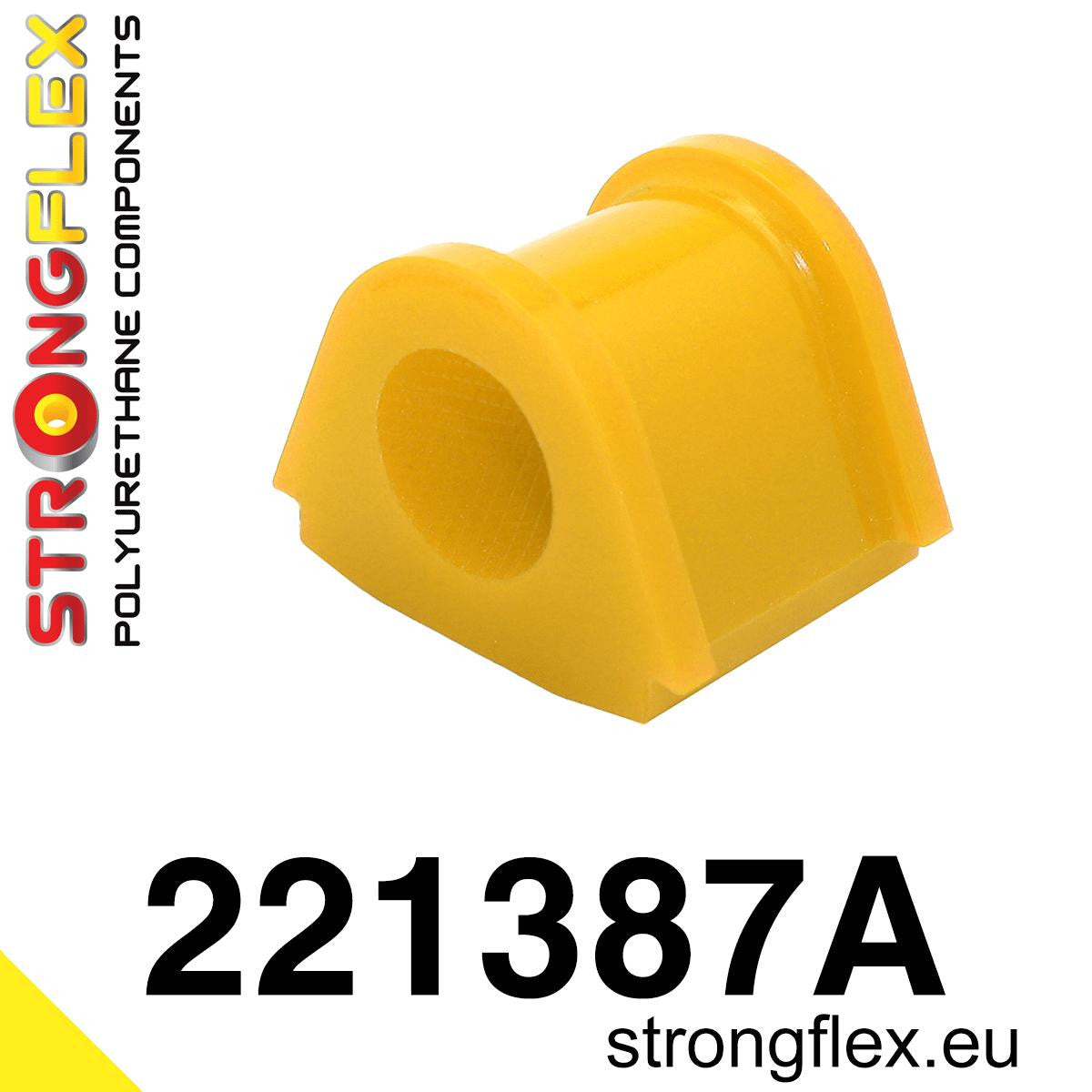221387A Rear anti roll bar mount - inner bush SPORT Sport (Yellow) Volkswagen Golf I (74-93) 17