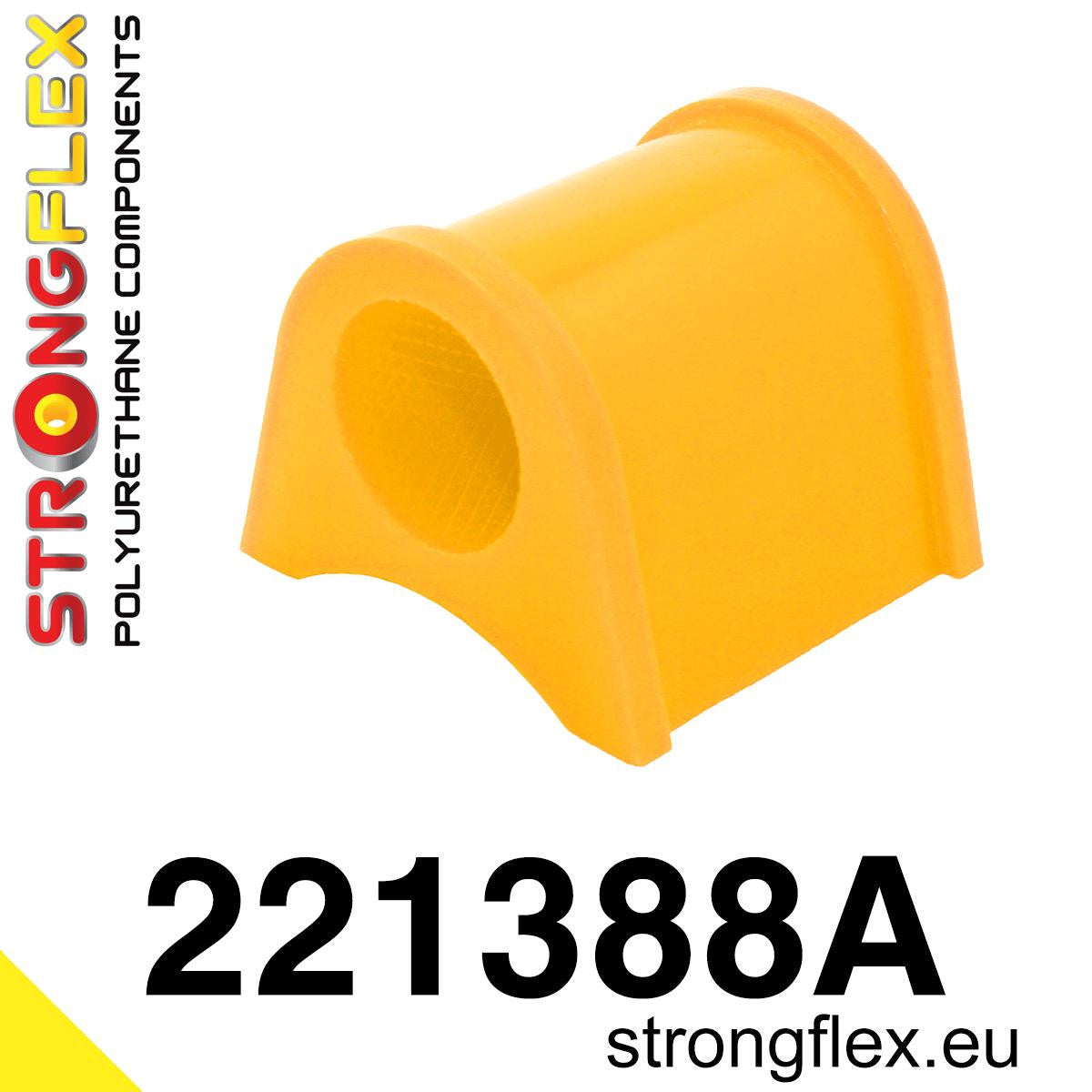 221388A Rear anti roll bar mount - outer bush SPORT Sport (Yellow) Volkswagen Golf I (74-93) 17