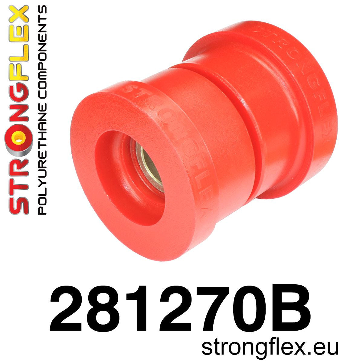 281270B Rear beam mounting bush RWD Standard (Red) Nissan 300ZX II (90-96) Z32