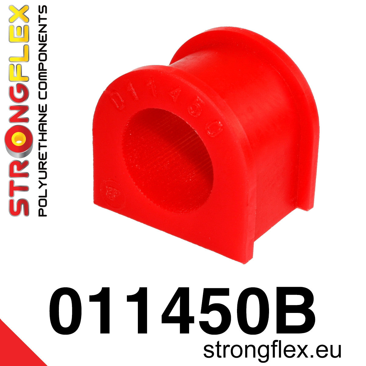 011450B Rear anti roll bar bush Standard (Red) Alfa Romeo 75 / Milano (85-92) type 161 / 162B
