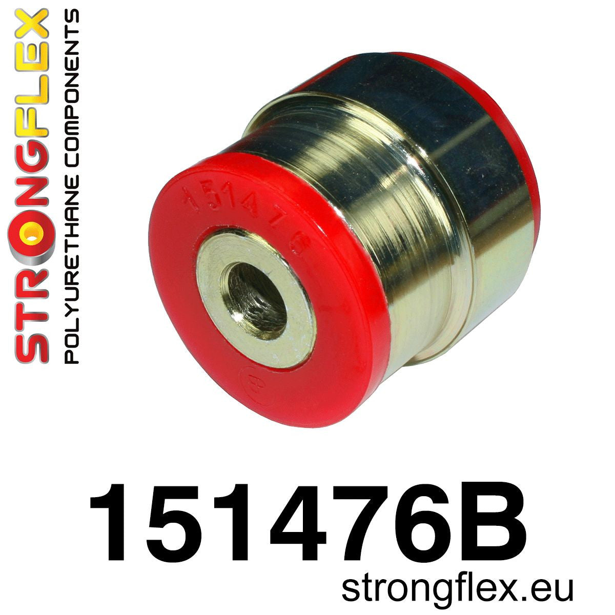 151476B Front lower wishbone bush Standard (Red) Renault 19 (93-01)