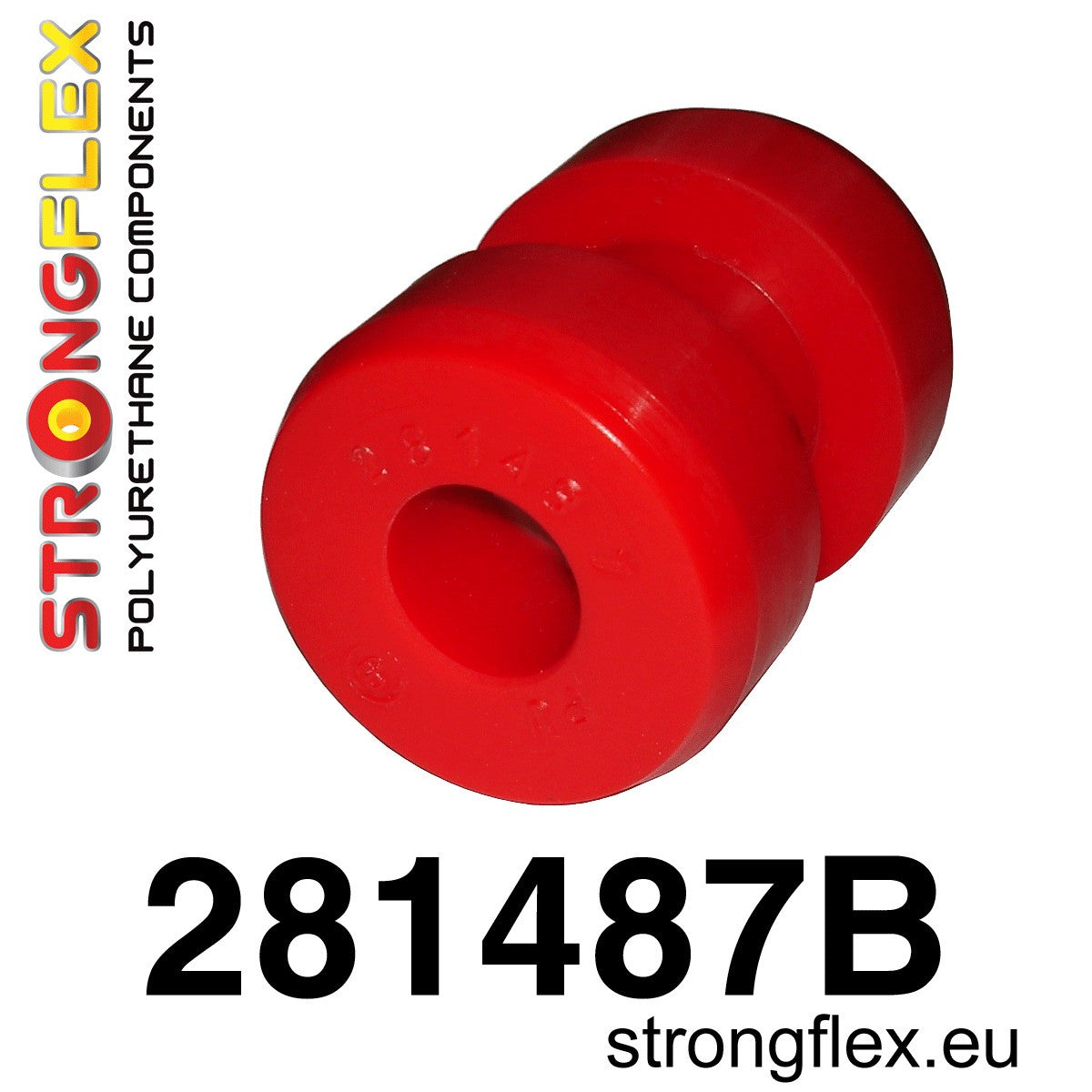 281487B Radius arm to chassis bush Standard (Red) Nissan Patrol / Safari IV (87-97) Y60