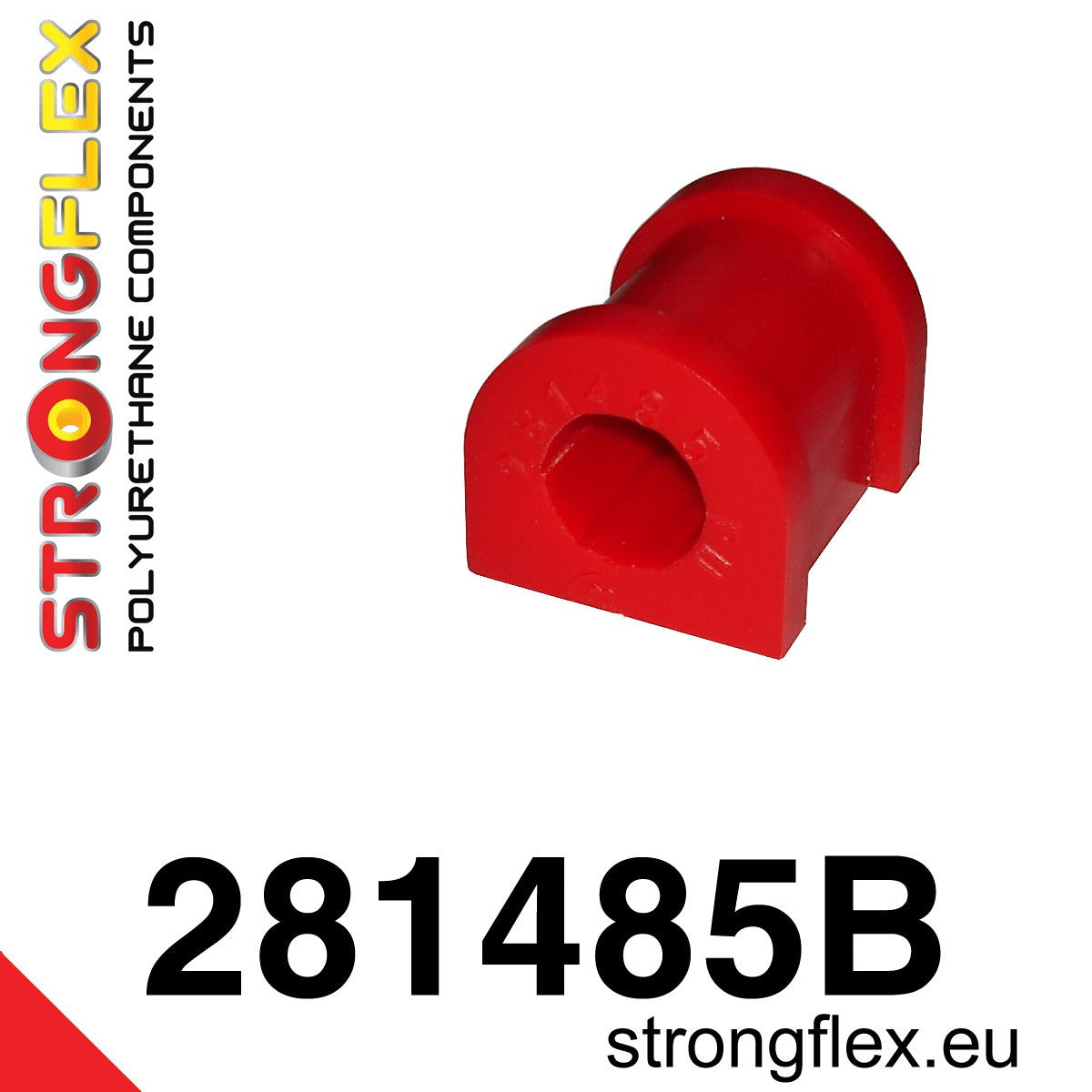 281485B Rear anti roll bar bush Standard (Red) Nissan Patrol / Safari IV (87-97) Y60