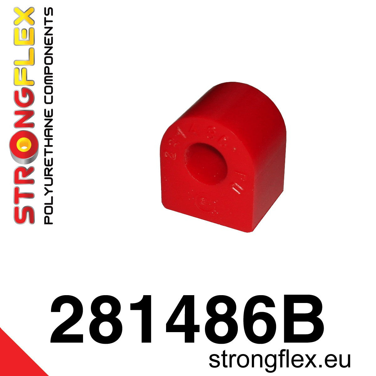 281486B Front anti roll bar bush Standard (Red) Nissan Patrol / Safari IV (87-97) Y60