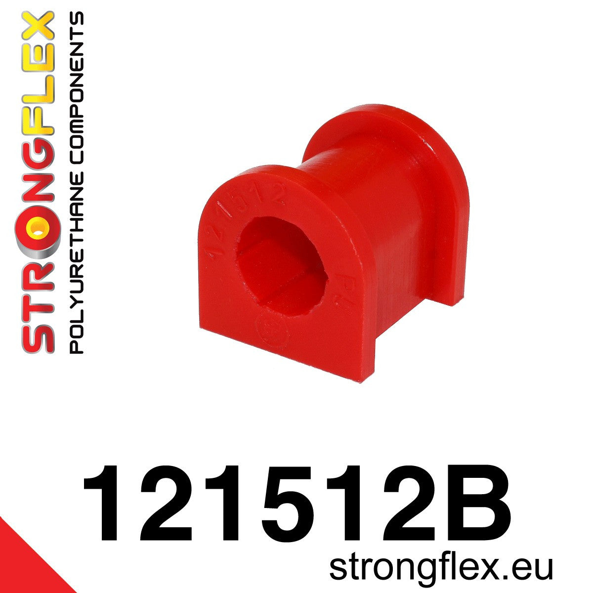 121512B Rear anti roll bar bush Standard (Red) Mitsubishi Lancer Evolution IV /  V / VI (96-01)