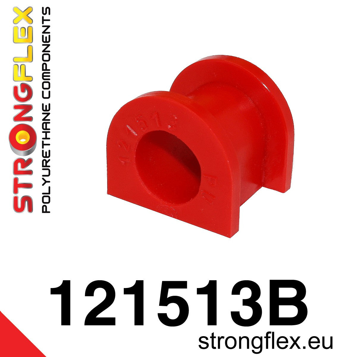121513B Front anti roll bar bush Standard (Red) Mitsubishi Lancer Evolution IV /  V / VI (96-01)
