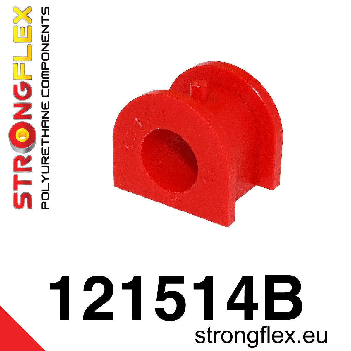 121514B Front/rear anti roll bar bush Standard (Red) Mitsubishi Lancer Evolution VII / VIII / IX (01-07)