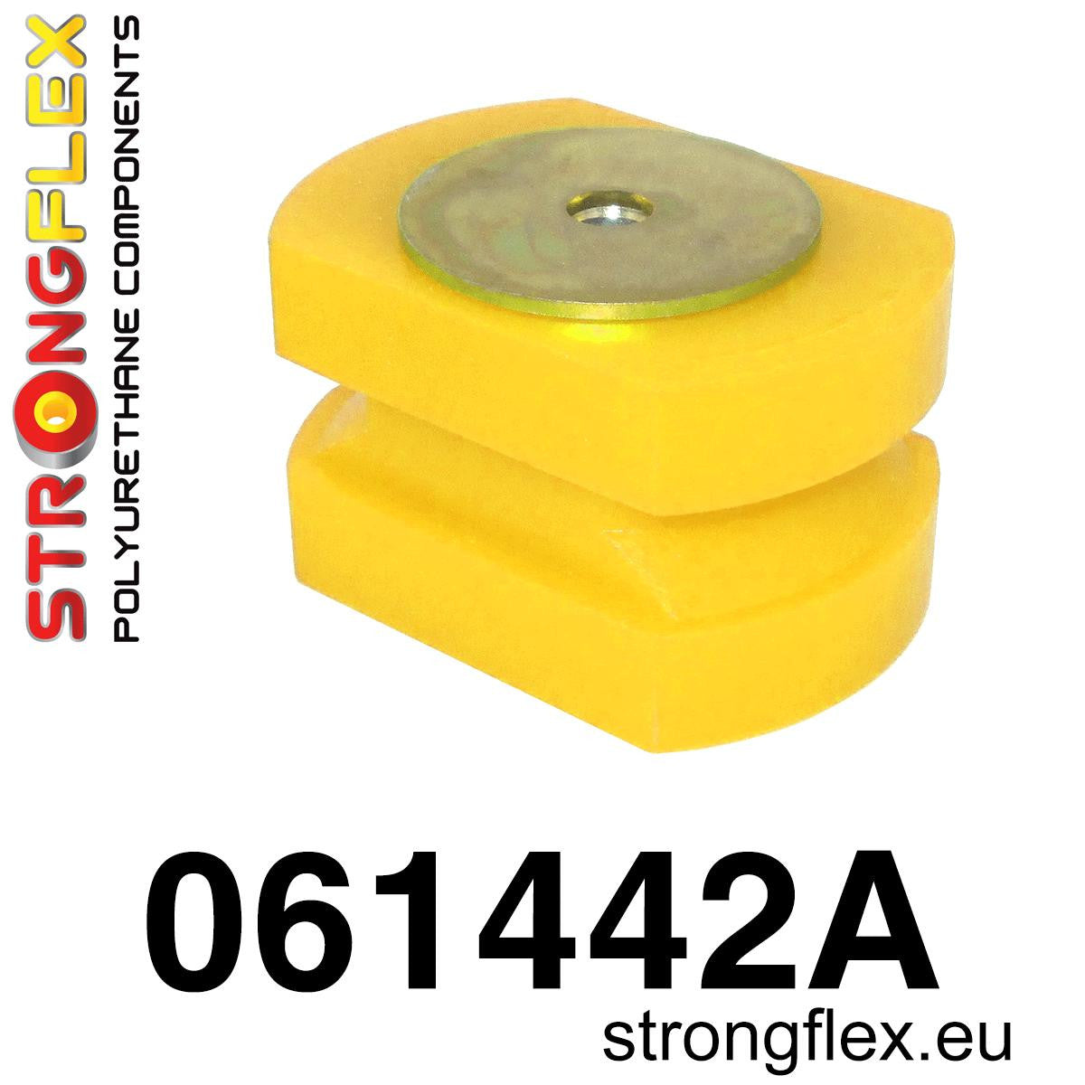 061442A Motor mount inserts (timing gear side) SPORT Sport (Yellow) Fiat Cinquecento (91-98)