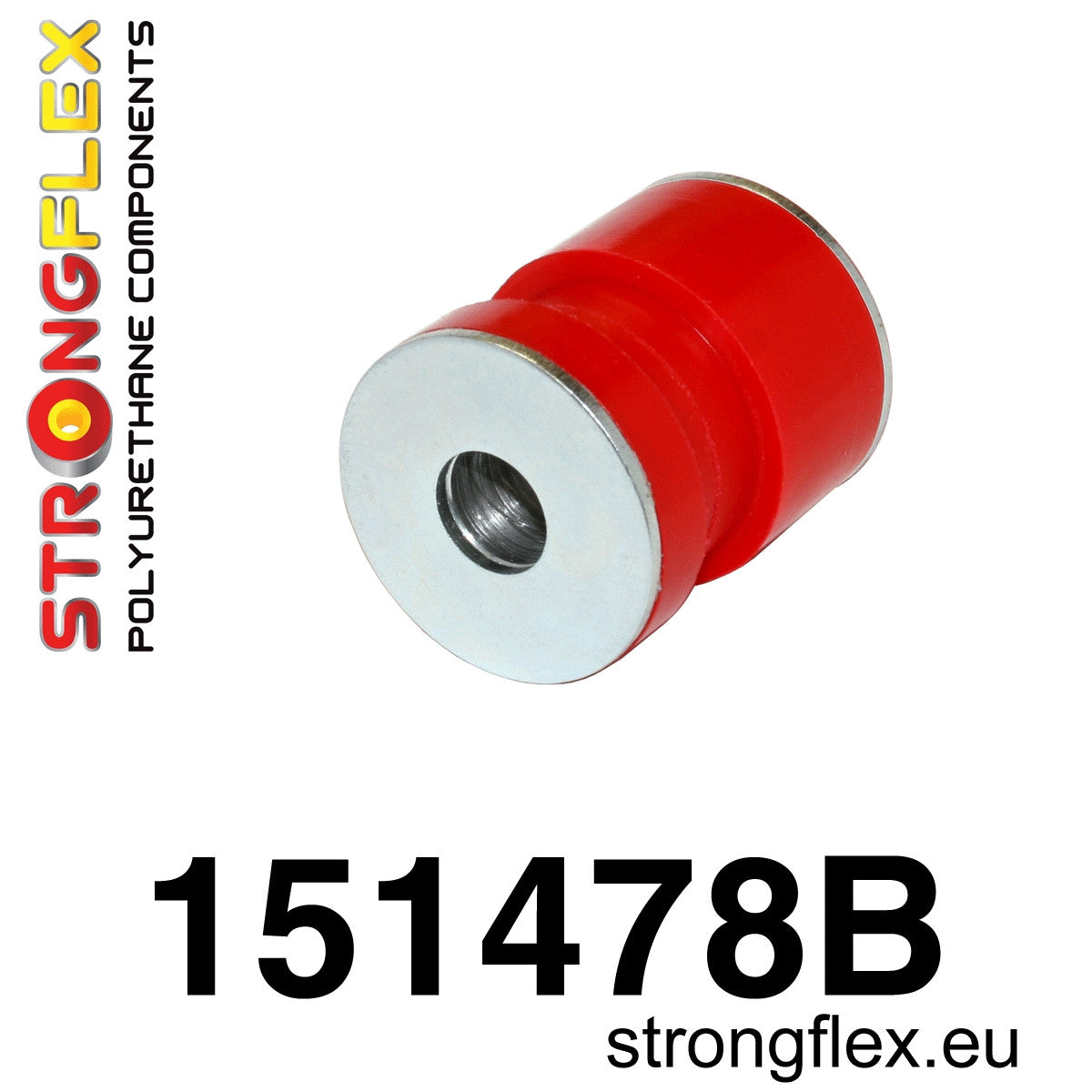 151478B Engine mount bush - dog bone PH II Standard (Red) Renault Clio II (98-10)